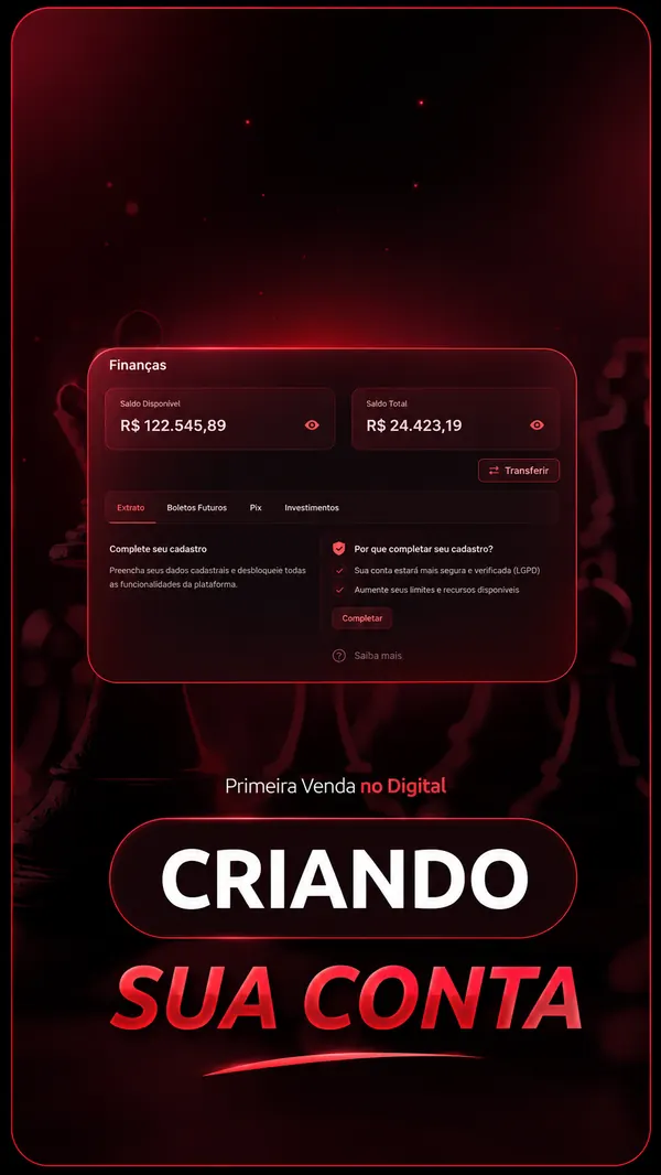 Criando Sua Conta